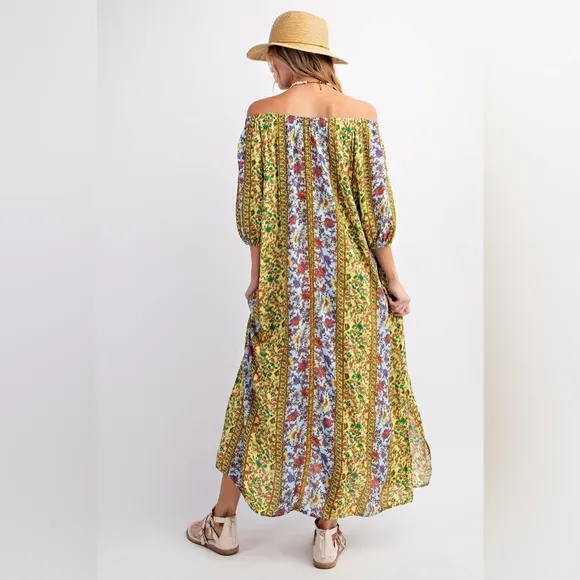 💥 Easel “Secret Garden Maxi” Dress | Buttercup