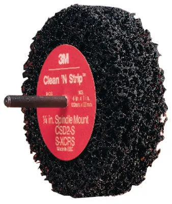 3M™ Scotch-Brite Clean and Strip Buffing Discs, 4 in, 8,000 rpm, Black/Gray, 048011-14780