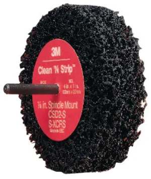 3M™ Scotch-Brite Clean and Strip Buffing Discs, 4 in, 8,000 rpm, Black/Gray, 048011-14780