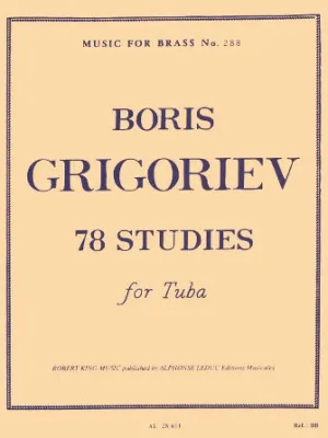 78 Studies for Tuba (Music for Brass No. 288)