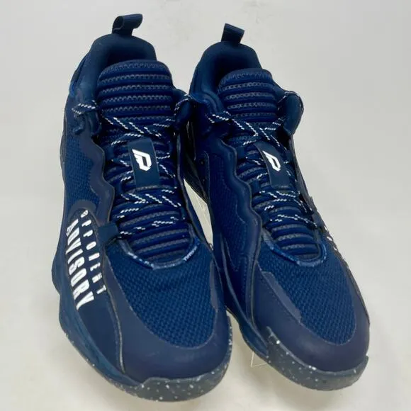 Adidas Dame 7 Basketball Sneakers Mens Sz 11 Navy Blue 1.030=I.10.8