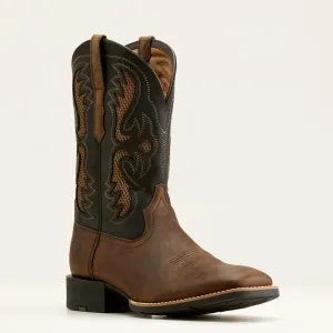 Ariat® Men's "Sport Fresco" VentTEK Western Boots - Herd Brown