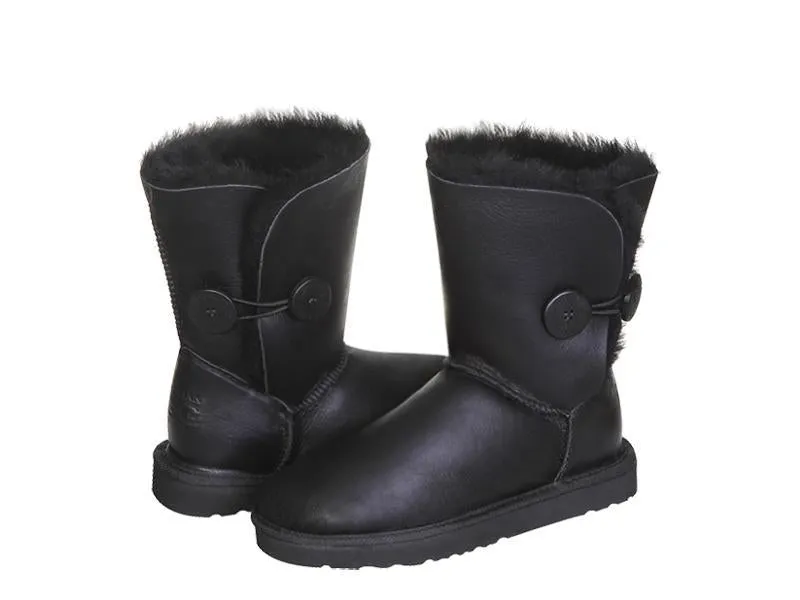 Australian UGG NAPPA Short Button UGG Boots - 3 Colours