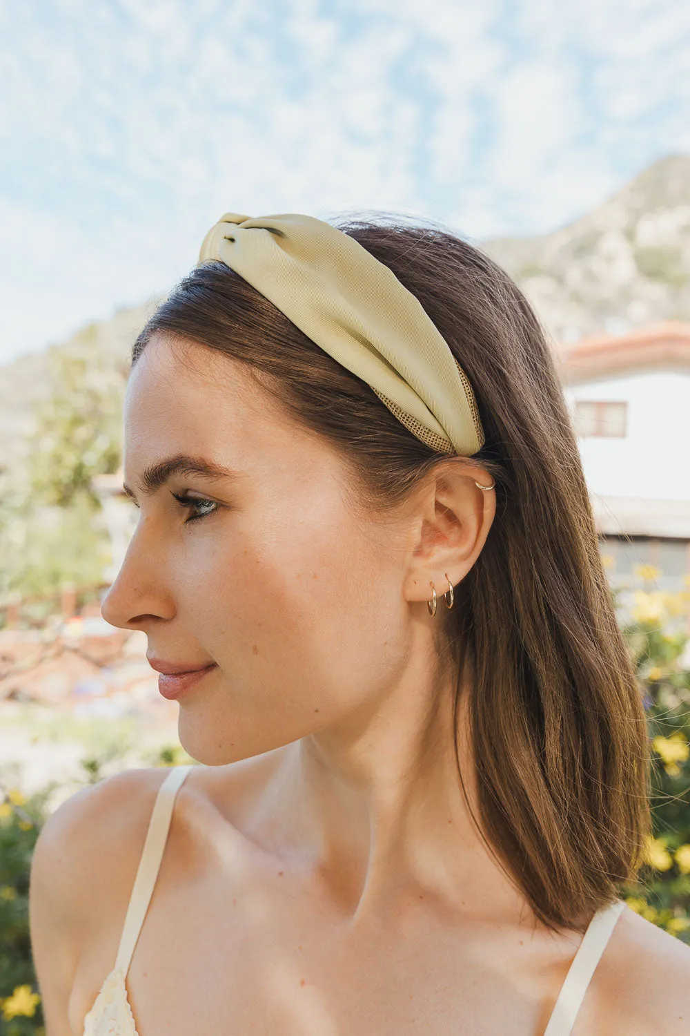 Basic Woven Top Knot Headband