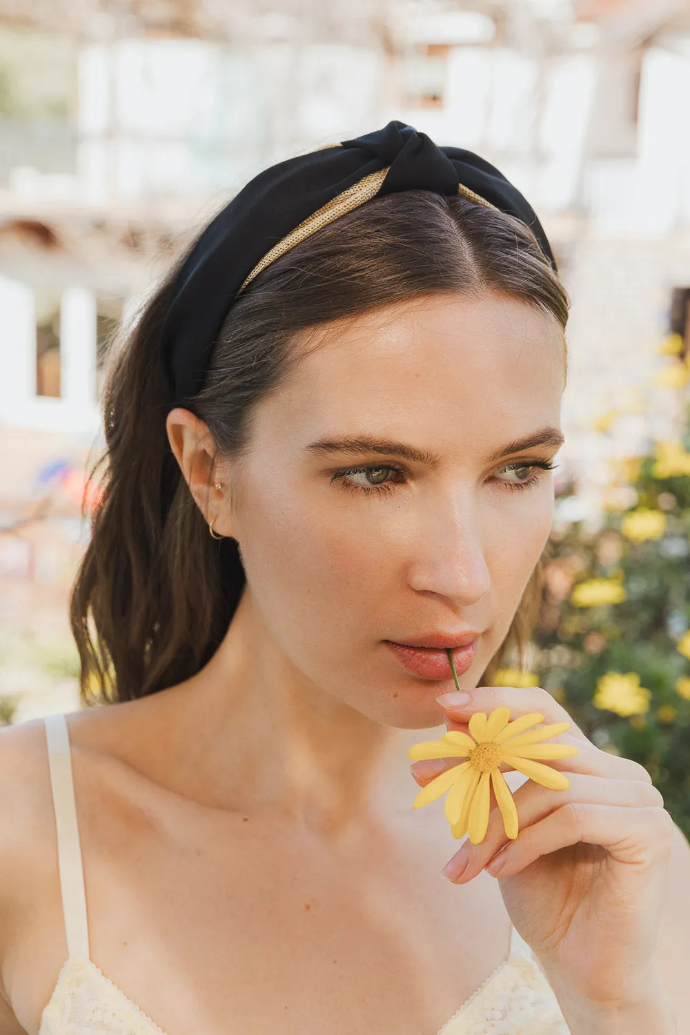 Basic Woven Top Knot Headband