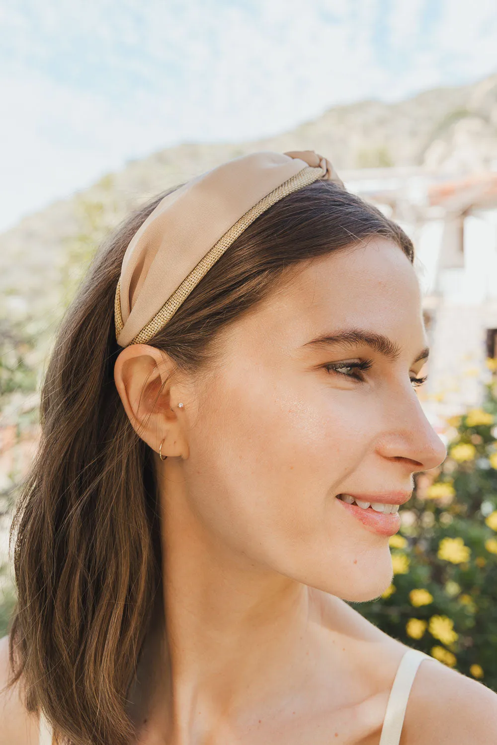 Basic Woven Top Knot Headband