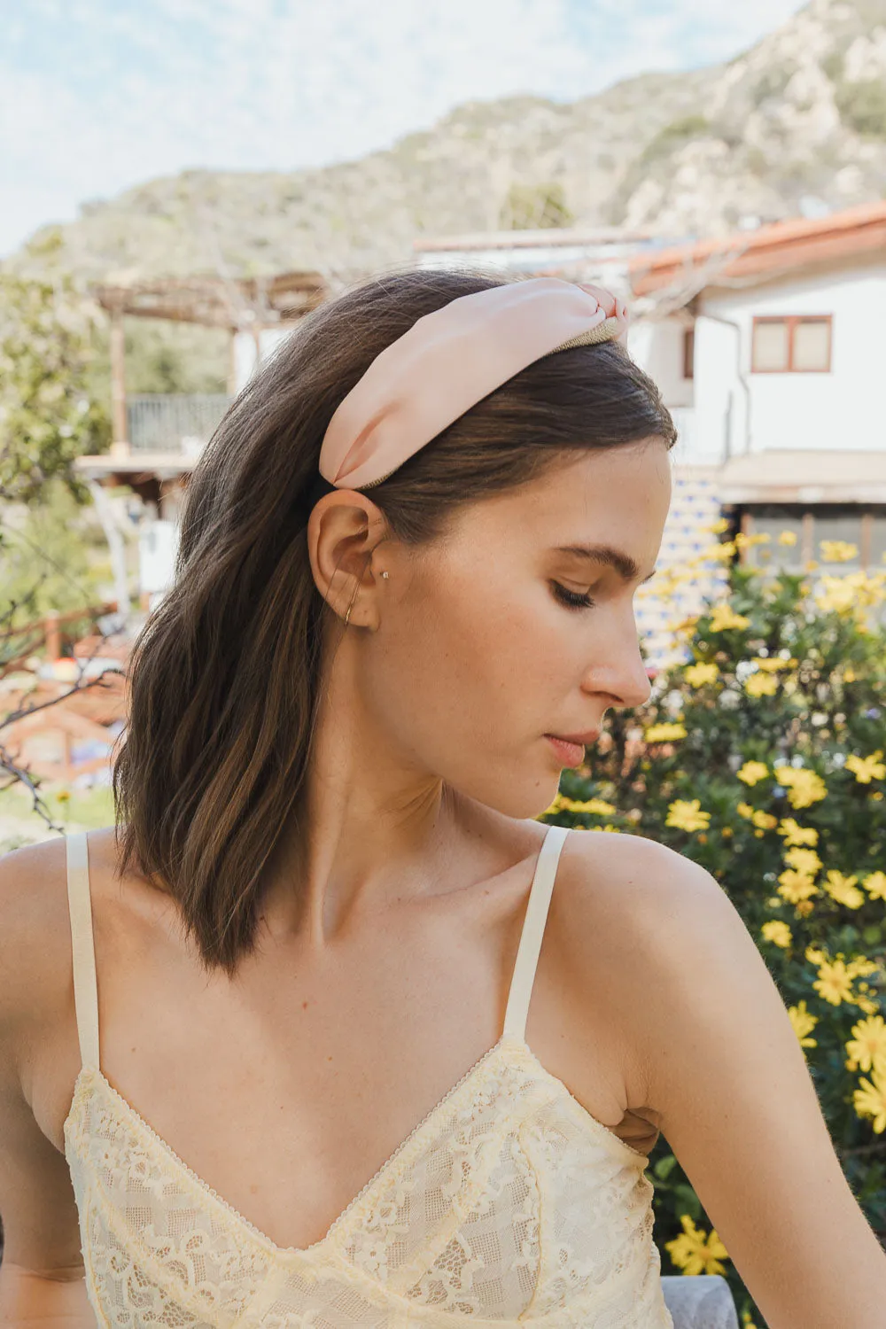 Basic Woven Top Knot Headband