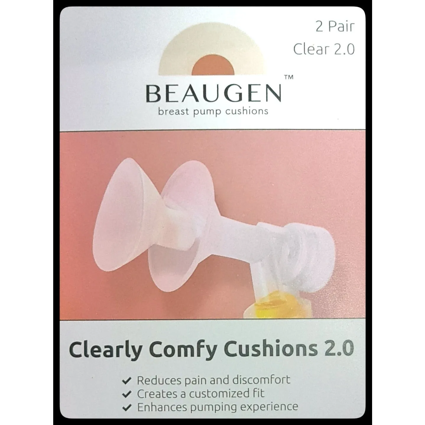 BeauGen Cushions - Clearly Comfy v2 - Soft Silicone Breast Shield Inserts