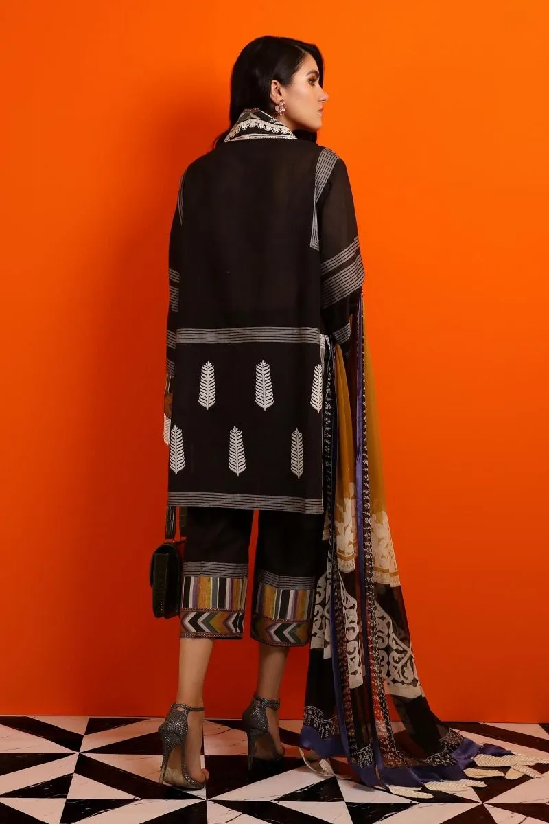Beautiful designer woven outfit for casual wear in black color # P2382