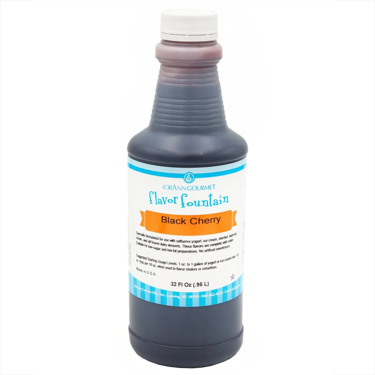 Black Cherry Flavor - 4 oz. - 32 oz. - Ice Cream and Beverage Flavors - LorAnn Oils - Canadian Distribution