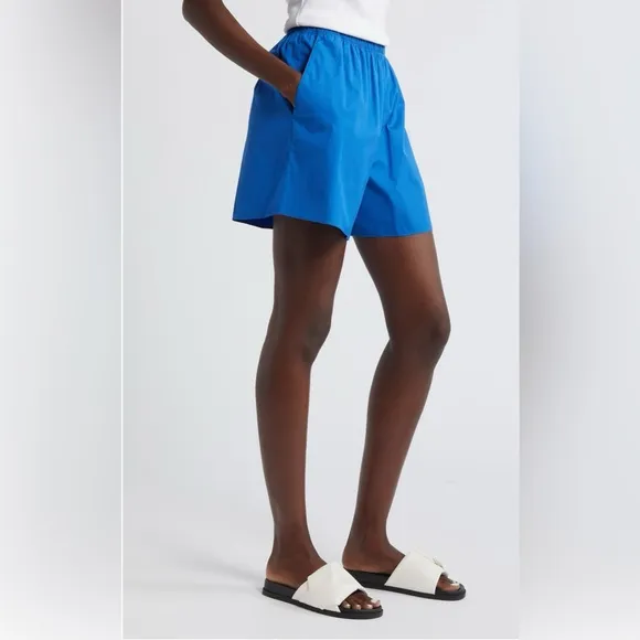 Blue Marmara Pull On Poplin Shorts  Size XL