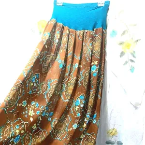 BOHO/SHABBY-CHIC MAXI FLORAL SKT SZ M