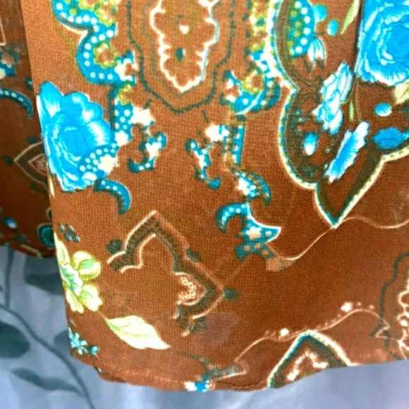 BOHO/SHABBY-CHIC MAXI FLORAL SKT SZ M