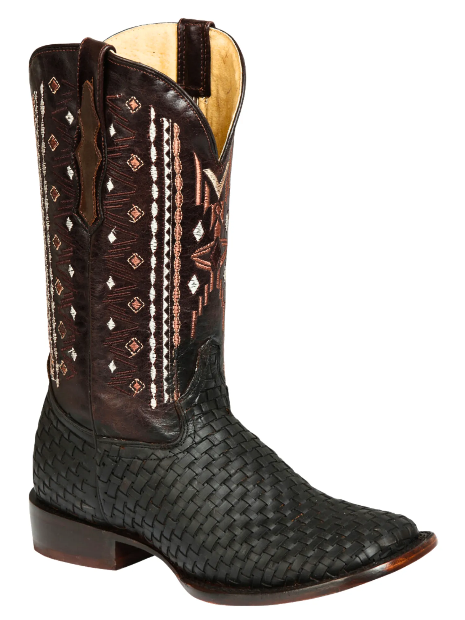 Botas Vaqueras Rodeo Clasicas de Petalillo para Hombre 'El General' - ID: 44861