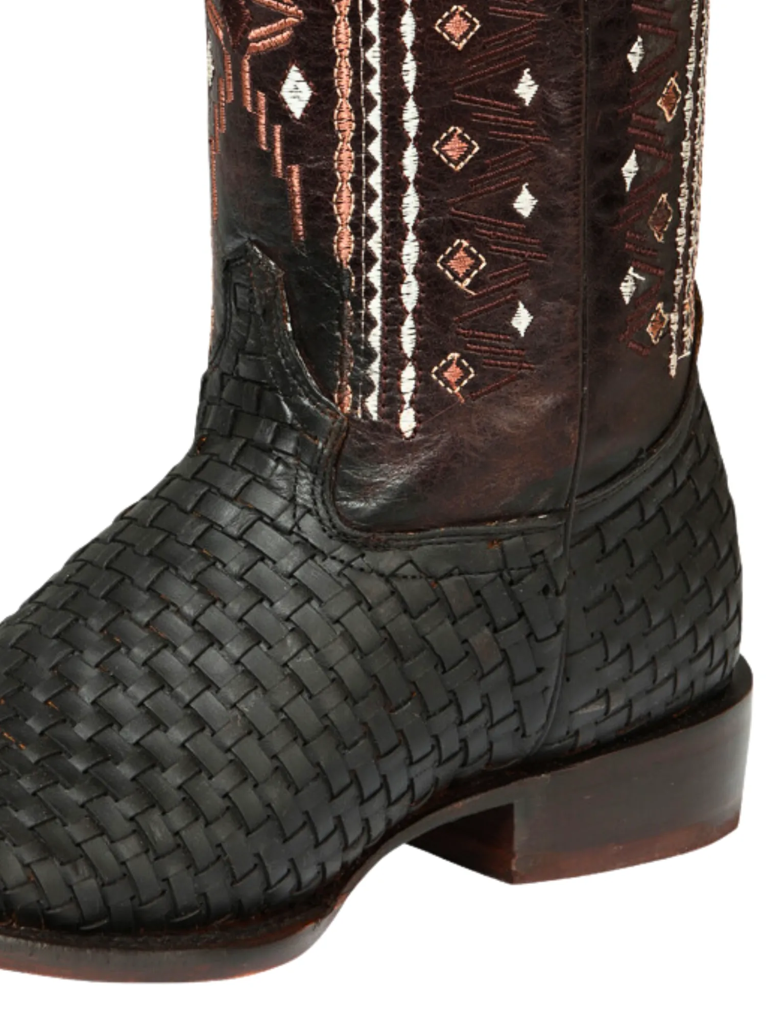 Botas Vaqueras Rodeo Clasicas de Petalillo para Hombre 'El General' - ID: 44861