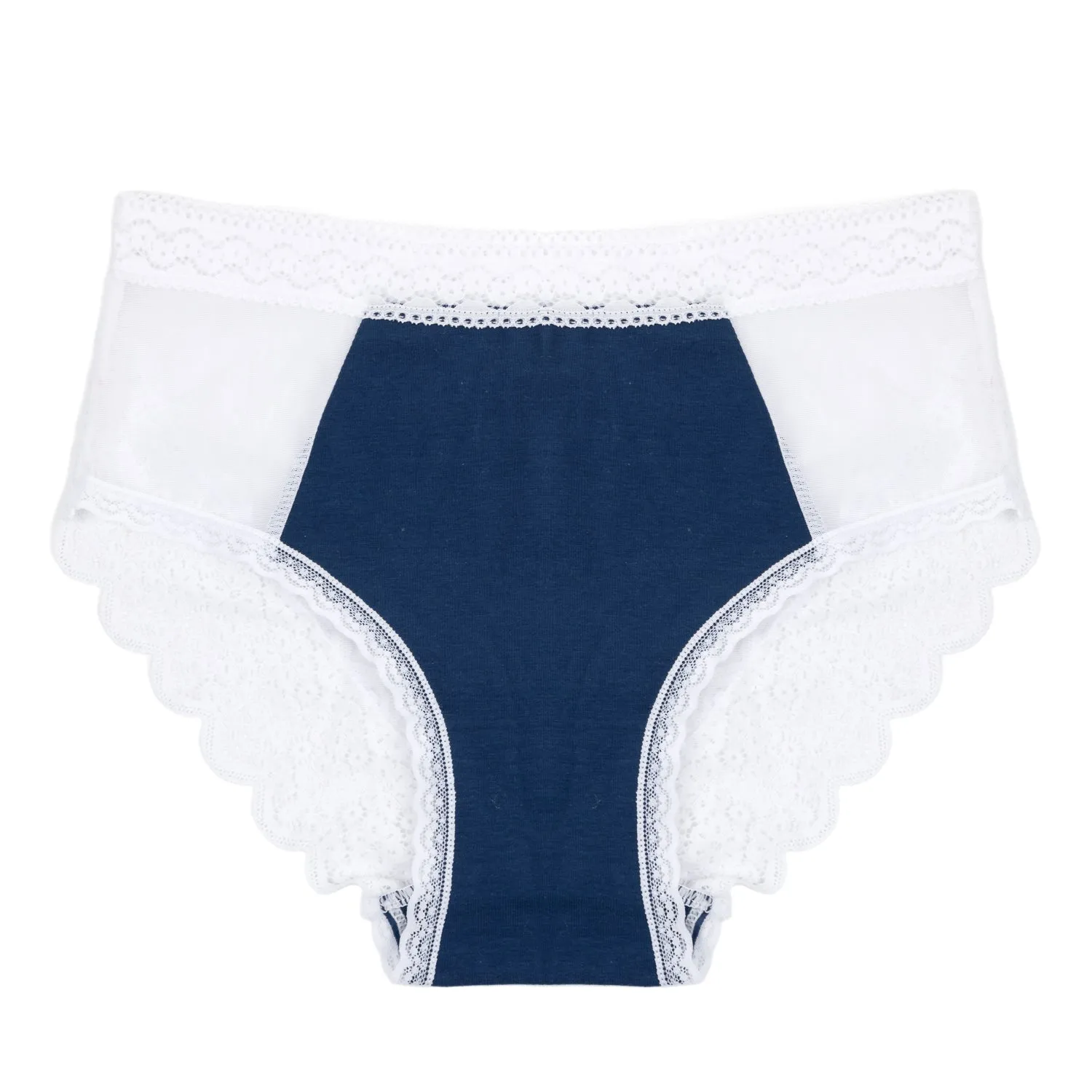 Breezy Lace-Backed Bikini Brief