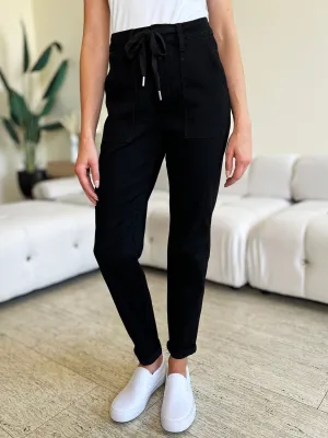 Brenna Judy Blue Full Size High Waist Double Roll Cuff Jeans