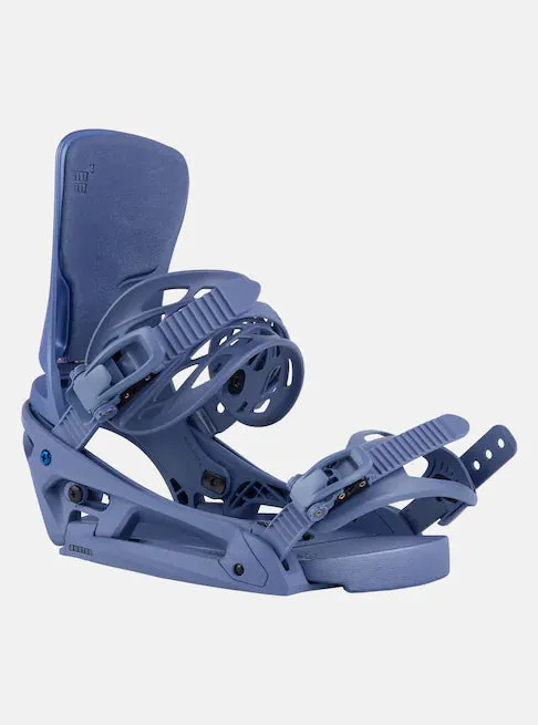 Burton Cartel EST Snowboard Bindings Mens Slate Blue / Logo