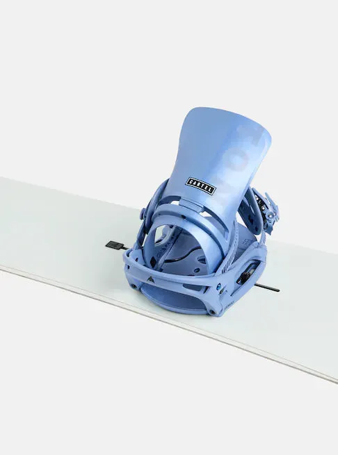 Burton Cartel EST Snowboard Bindings Mens Slate Blue / Logo