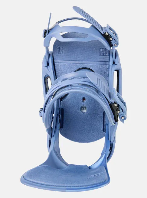 Burton Cartel EST Snowboard Bindings Mens Slate Blue / Logo
