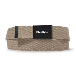 Butter Goods - Logo Woven Belt Tan