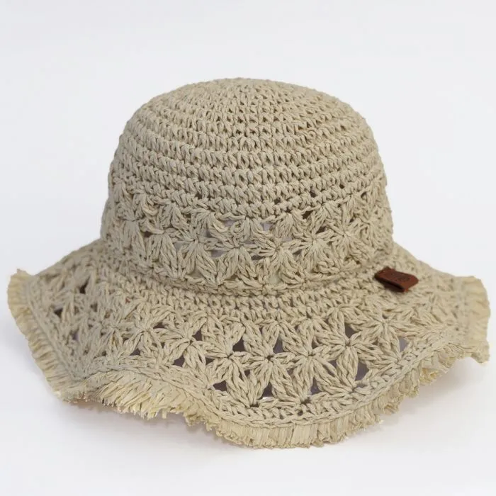 Calikids Rafia Hat - Sand