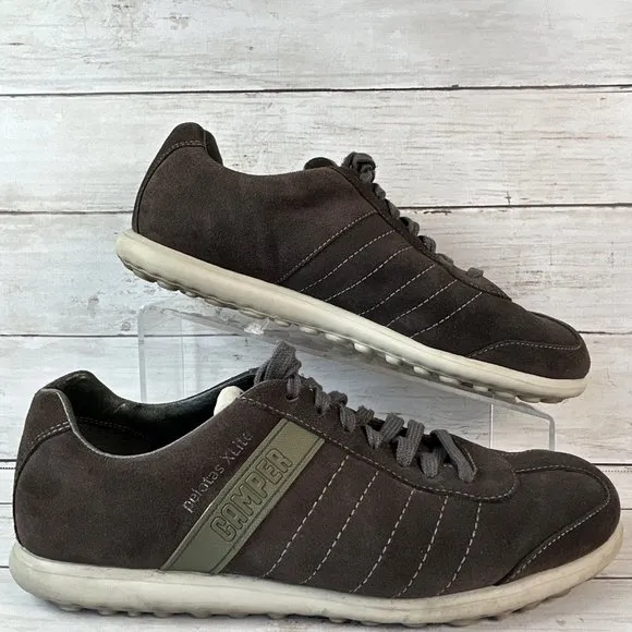 Camper Pelotas Xlite Sneaker Mens Size 9C Gray Suede Comfort Walking Tennis Shoe