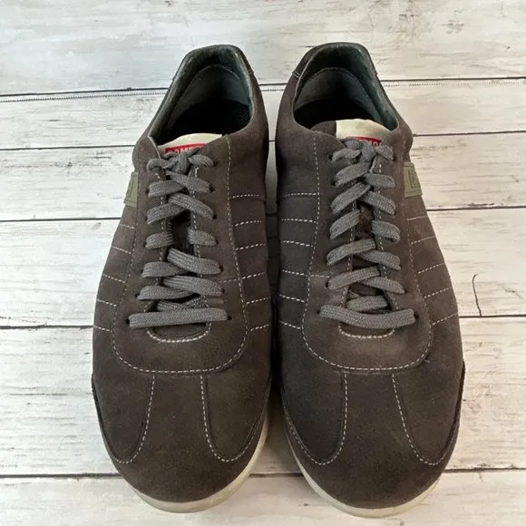Camper Pelotas Xlite Sneaker Mens Size 9C Gray Suede Comfort Walking Tennis Shoe