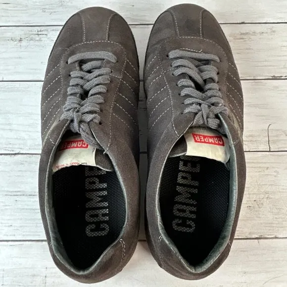 Camper Pelotas Xlite Sneaker Mens Size 9C Gray Suede Comfort Walking Tennis Shoe