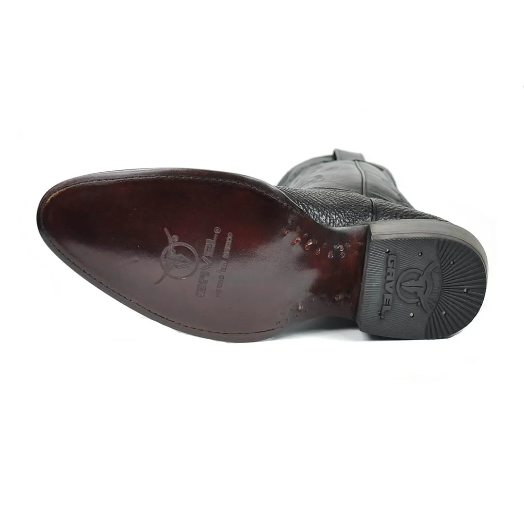Carson Shark Classic Western Boot - Black