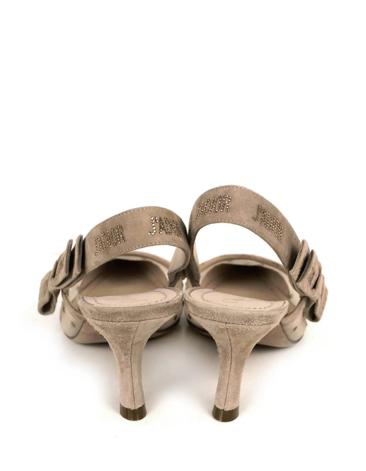 Christian Dior NEW Nude Plumetis J’ADIOR Slingback Pumps sz 39