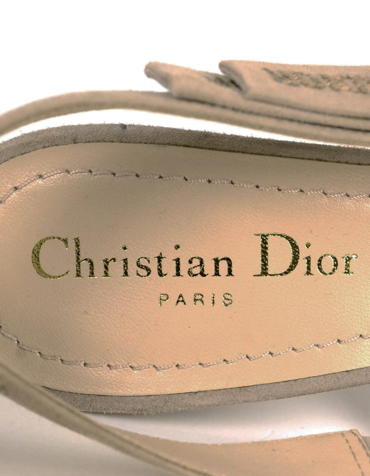 Christian Dior NEW Nude Plumetis J’ADIOR Slingback Pumps sz 39