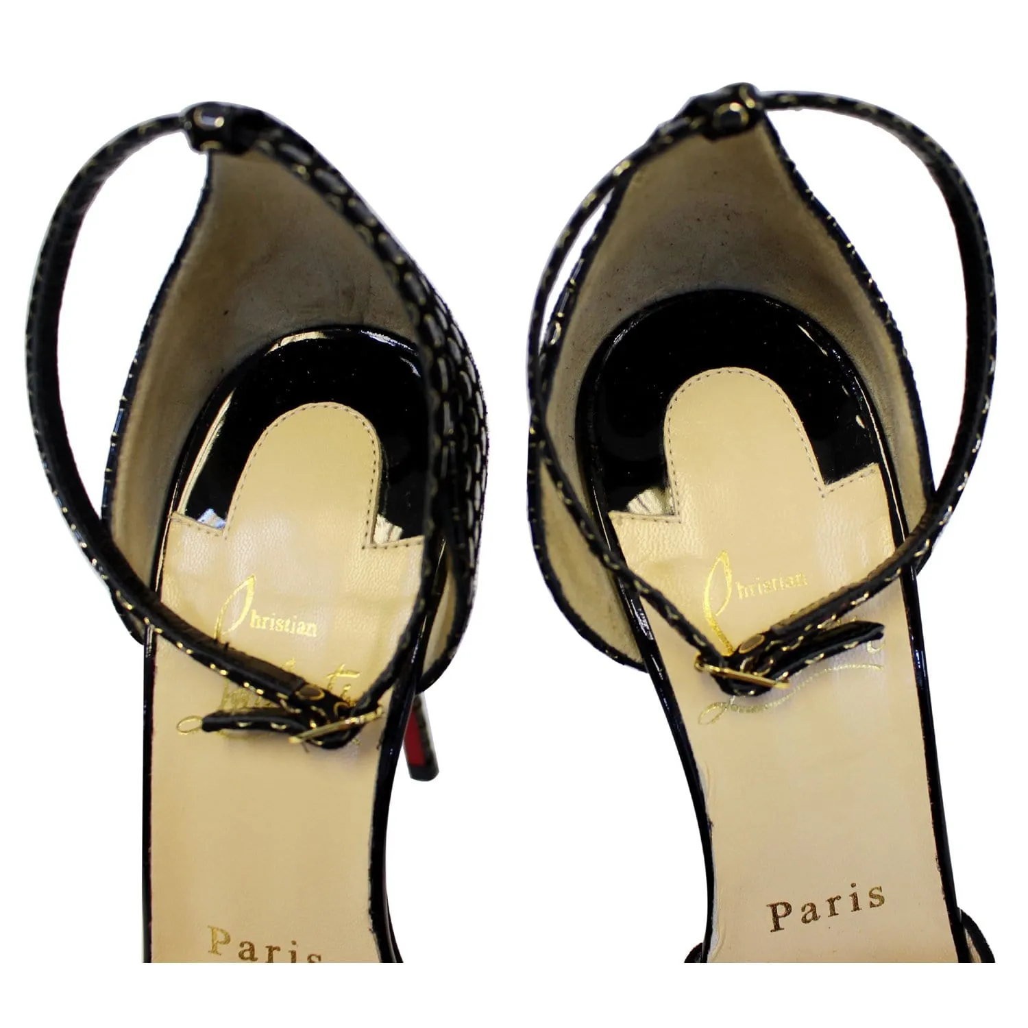 CHRISTIAN LOUBOUTIN Tsarou Suede Pompom Red Sole Pumps US 6