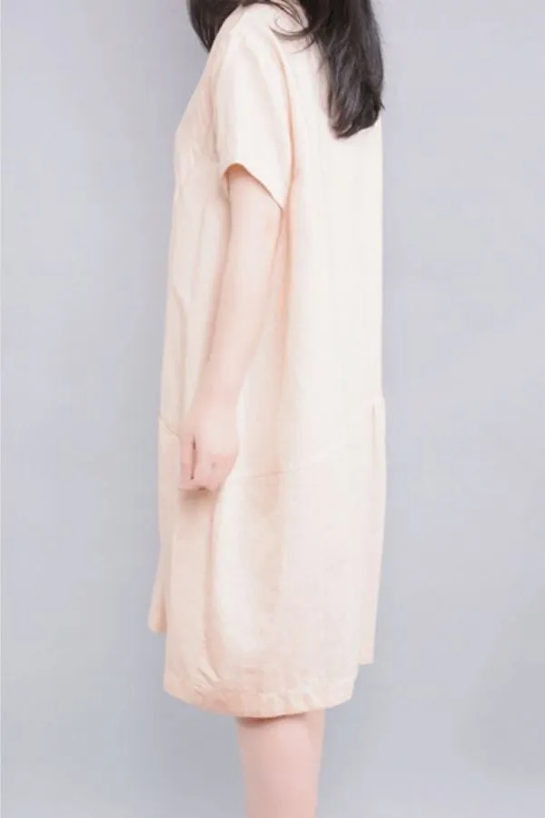 Cotton & Linen Cozy Midi Dress