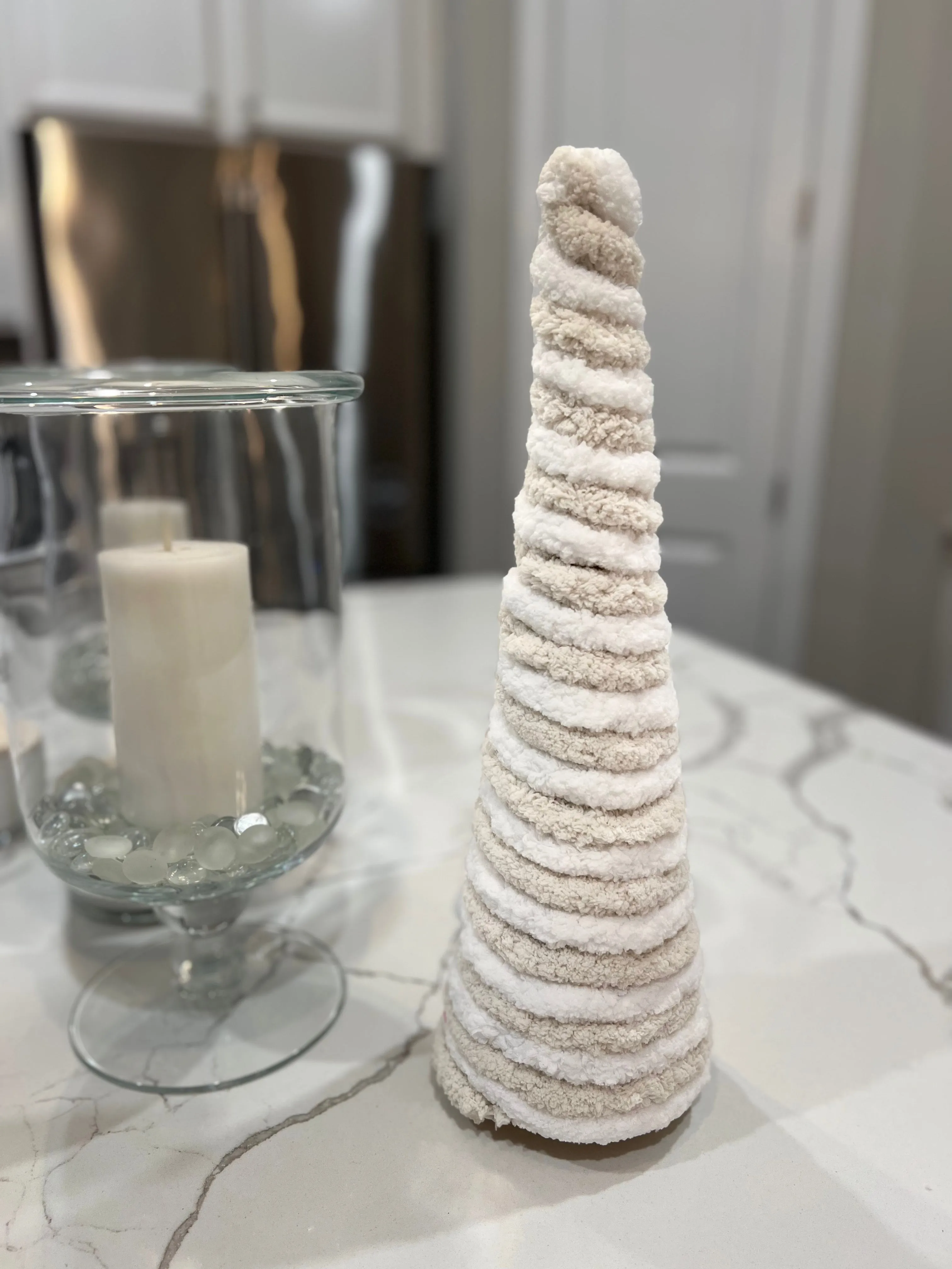 Cozy Christmas Tree Sage & White