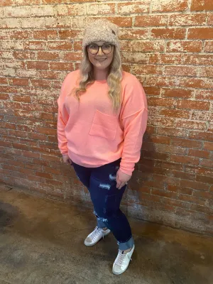 Cozy Essence Pocket Sweater