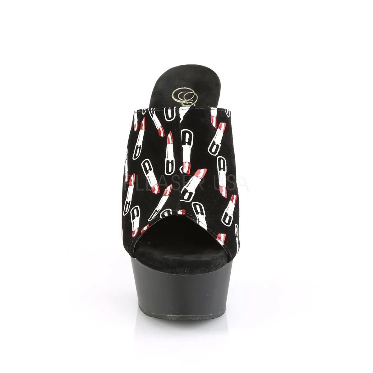DELIGHT-601-7  Black Suede/Black Matte