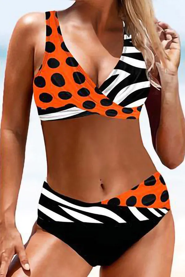 Dot Printed Stylish Bikinis