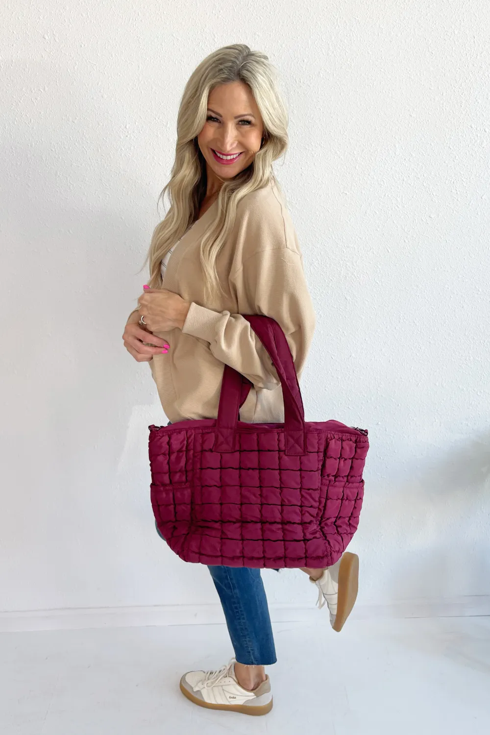 Dreamer Quilted Puffer Tote