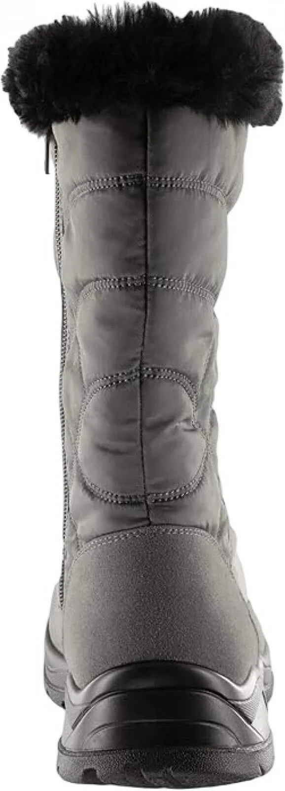 Easy Street Women's Cuddle Fuzzy Waterproof Boots CUDDLEGREY Gray 8.5M