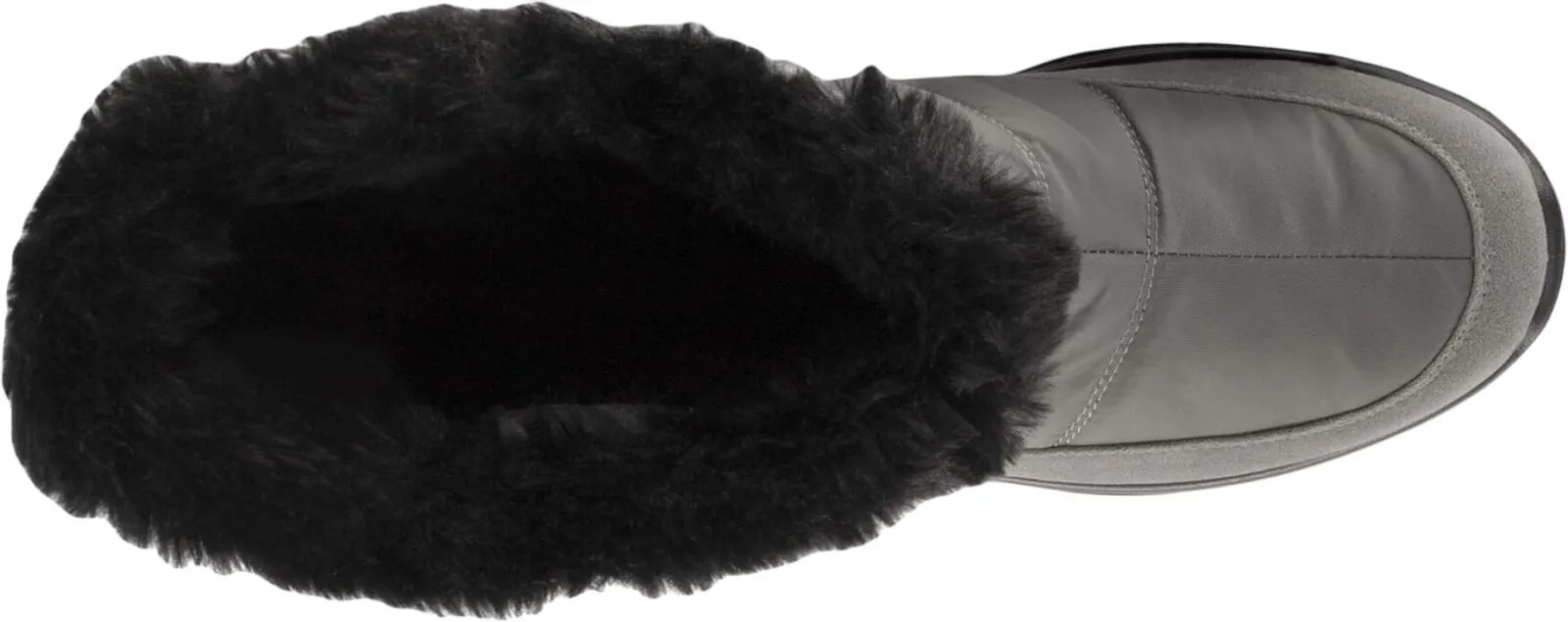 Easy Street Women's Cuddle Fuzzy Waterproof Boots CUDDLEGREY Gray 8.5M