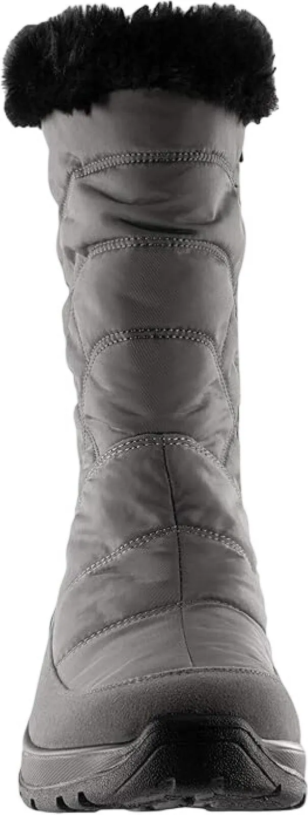 Easy Street Women's Cuddle Fuzzy Waterproof Boots CUDDLEGREY Gray 8.5M