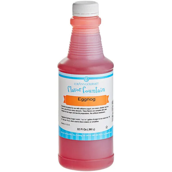 Eggnog Flavor - 4 oz. - 32 oz. - Ice Cream and Beverage Flavors - LorAnn Oils - Canadian Distribution
