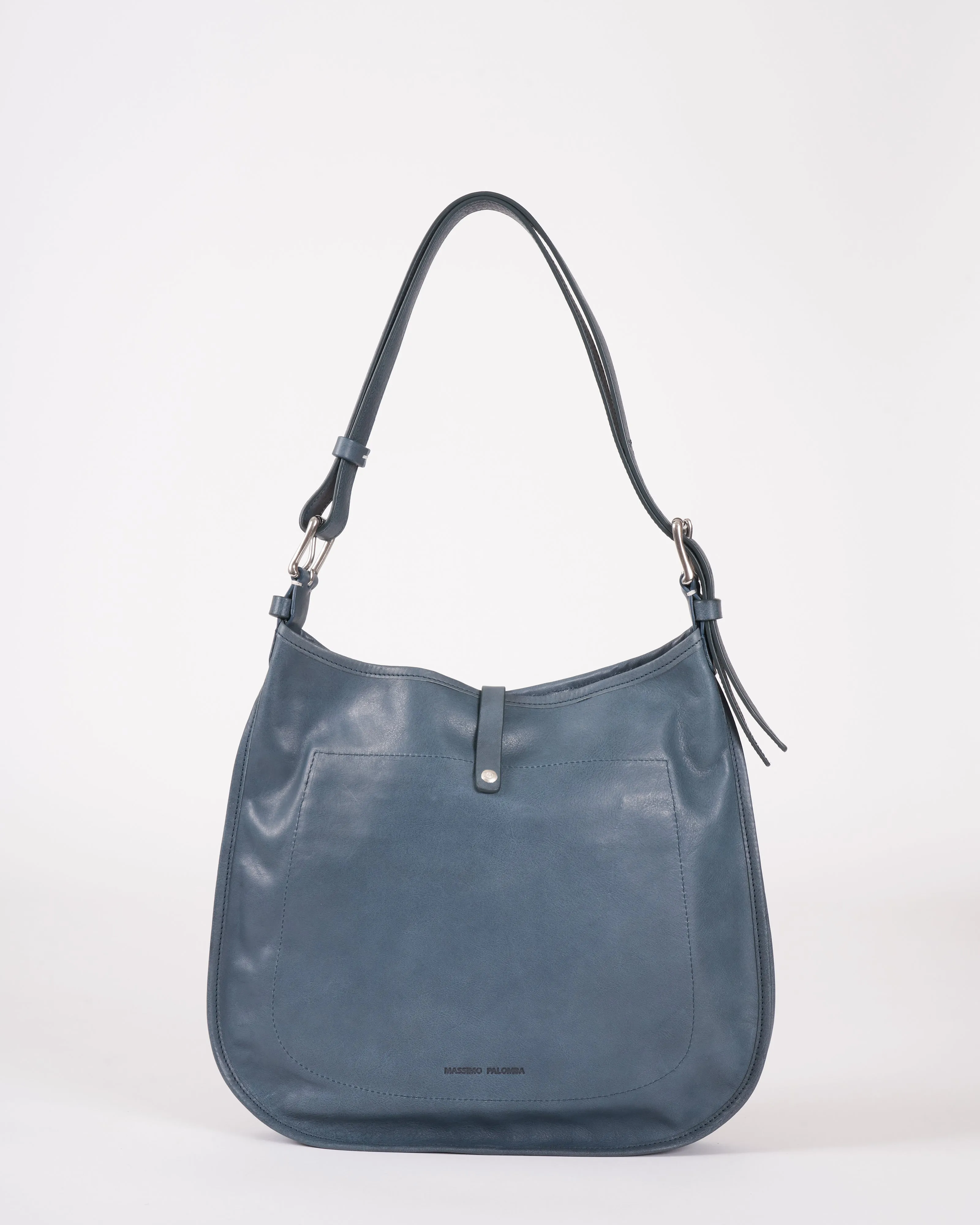 elodie woven crossbody - woven leather ocean
