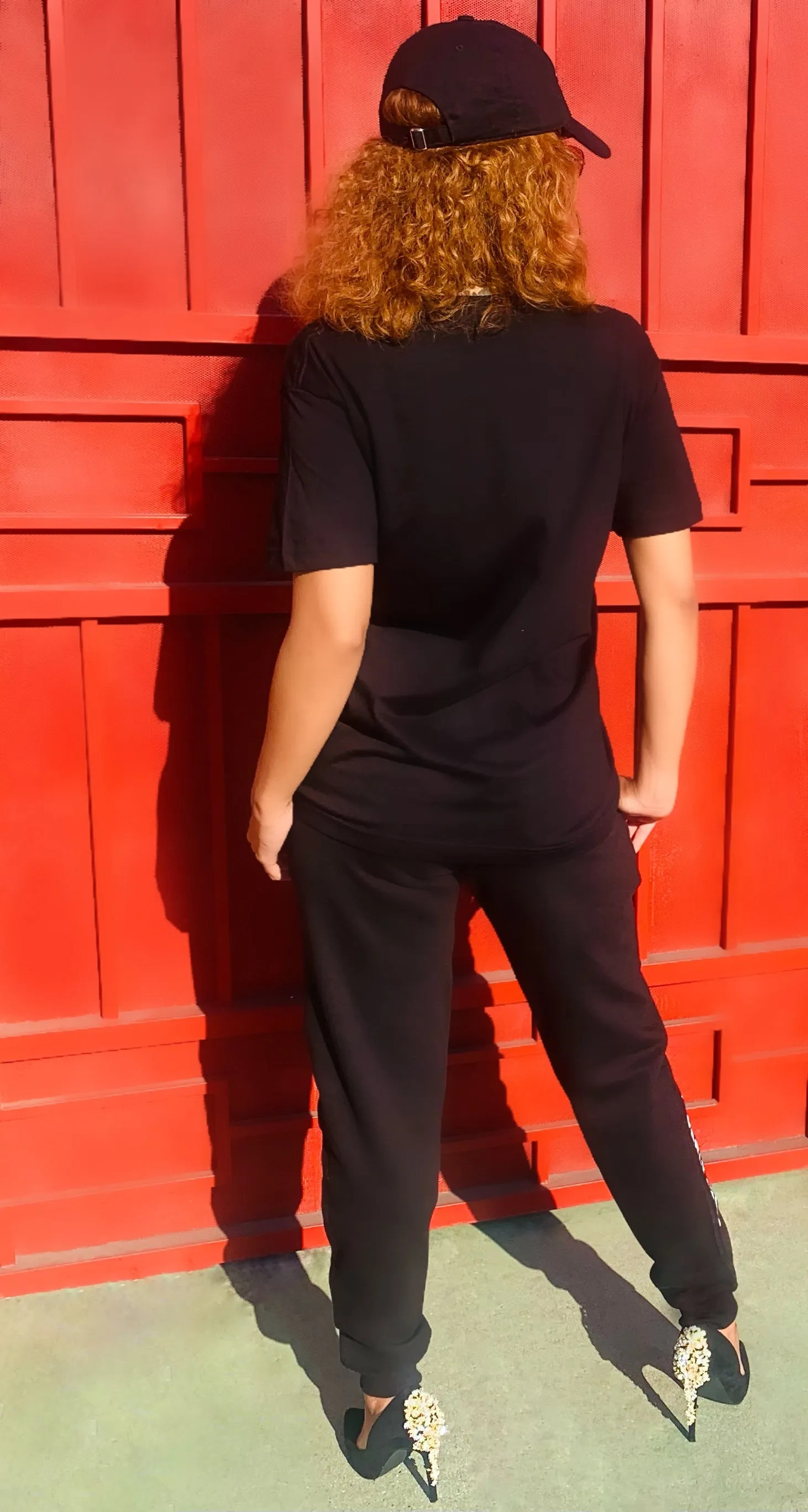 Fallon Aurielle Unisex Signature Beverly Hills Rep Yo Set Joggers (Black & White)