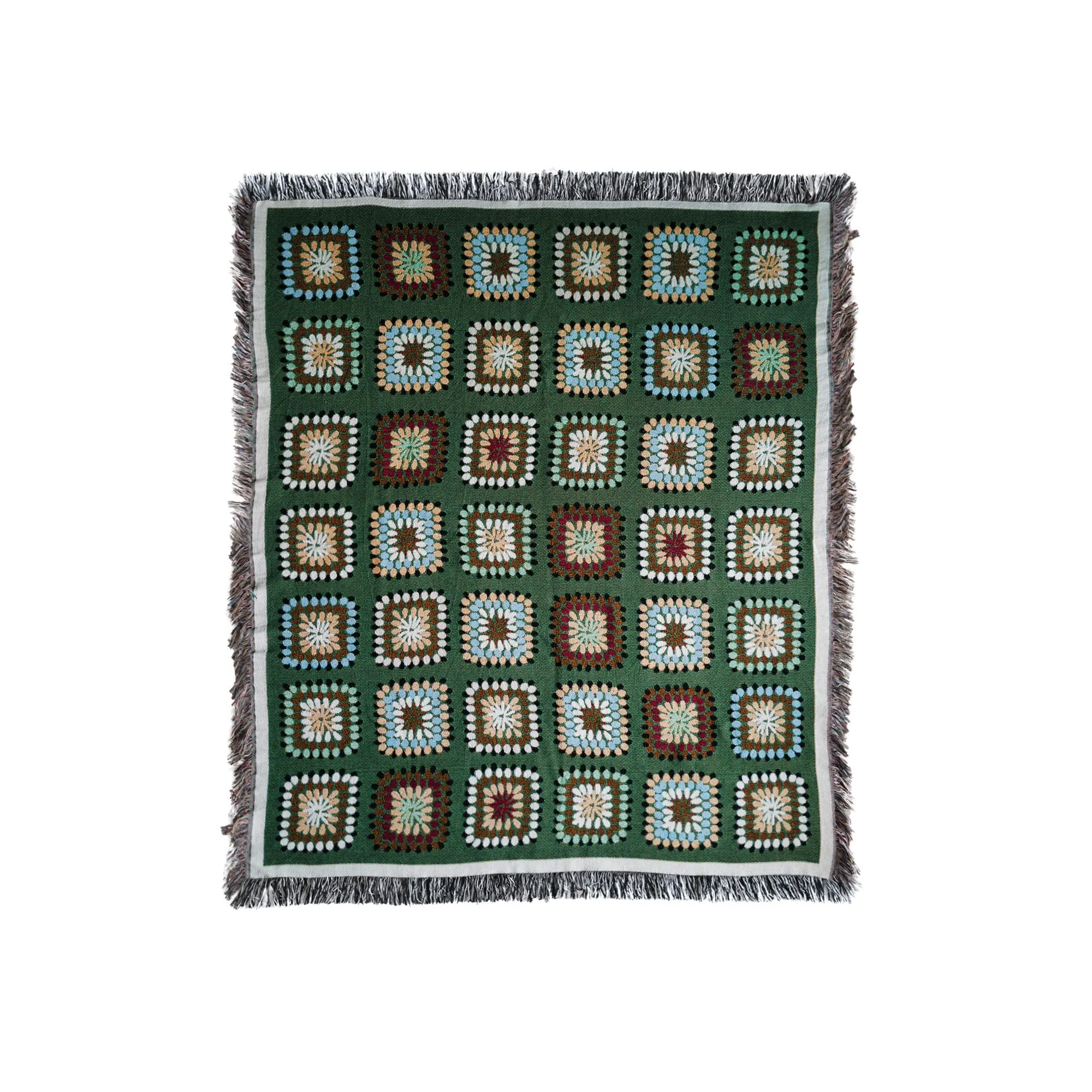 Fauxchet - Woven Throw Blanket