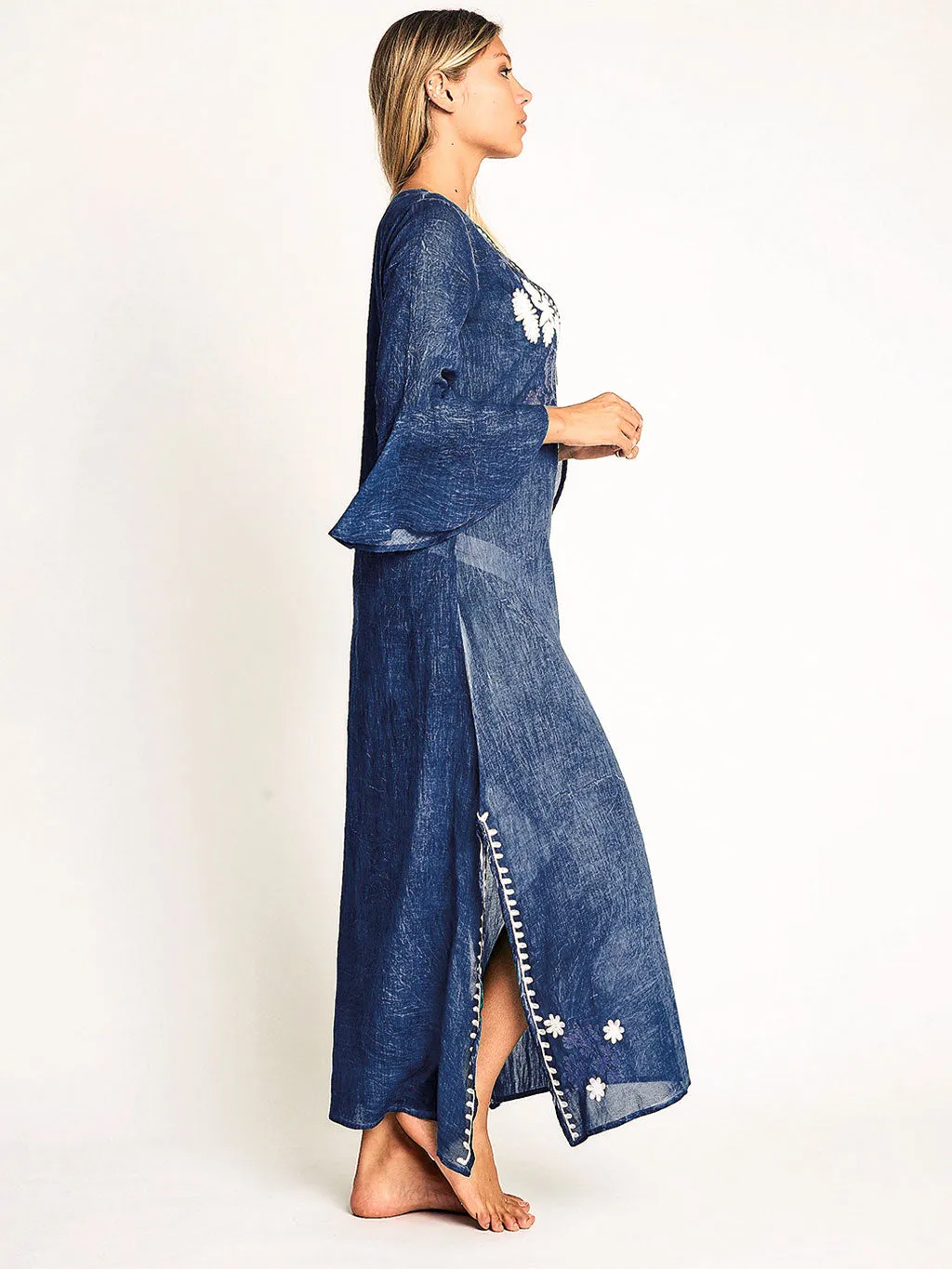Fez Maxi Tunic Blue
