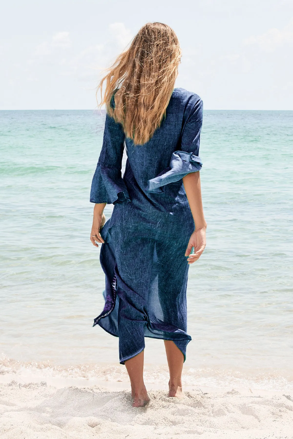 Fez Maxi Tunic Blue
