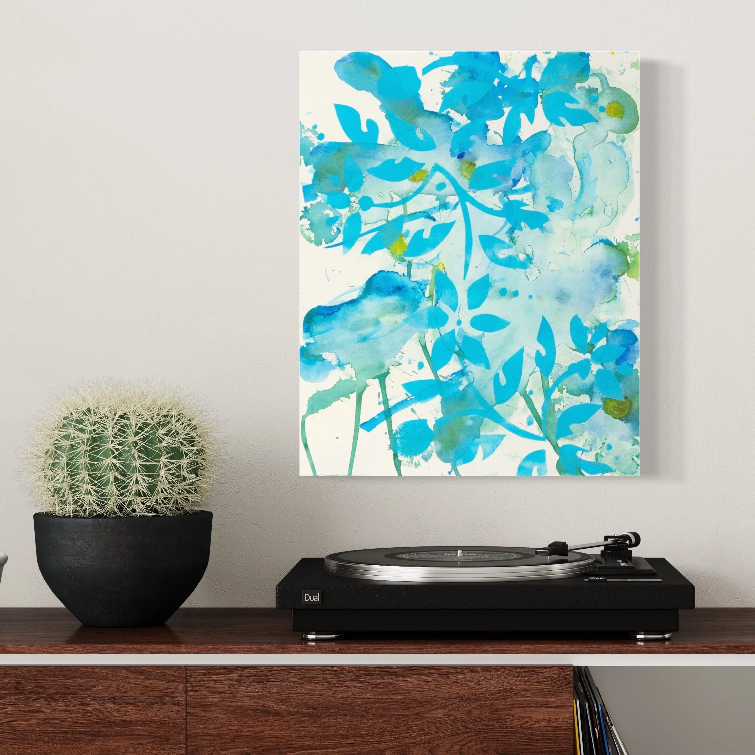 Flowers on A Breezy Day