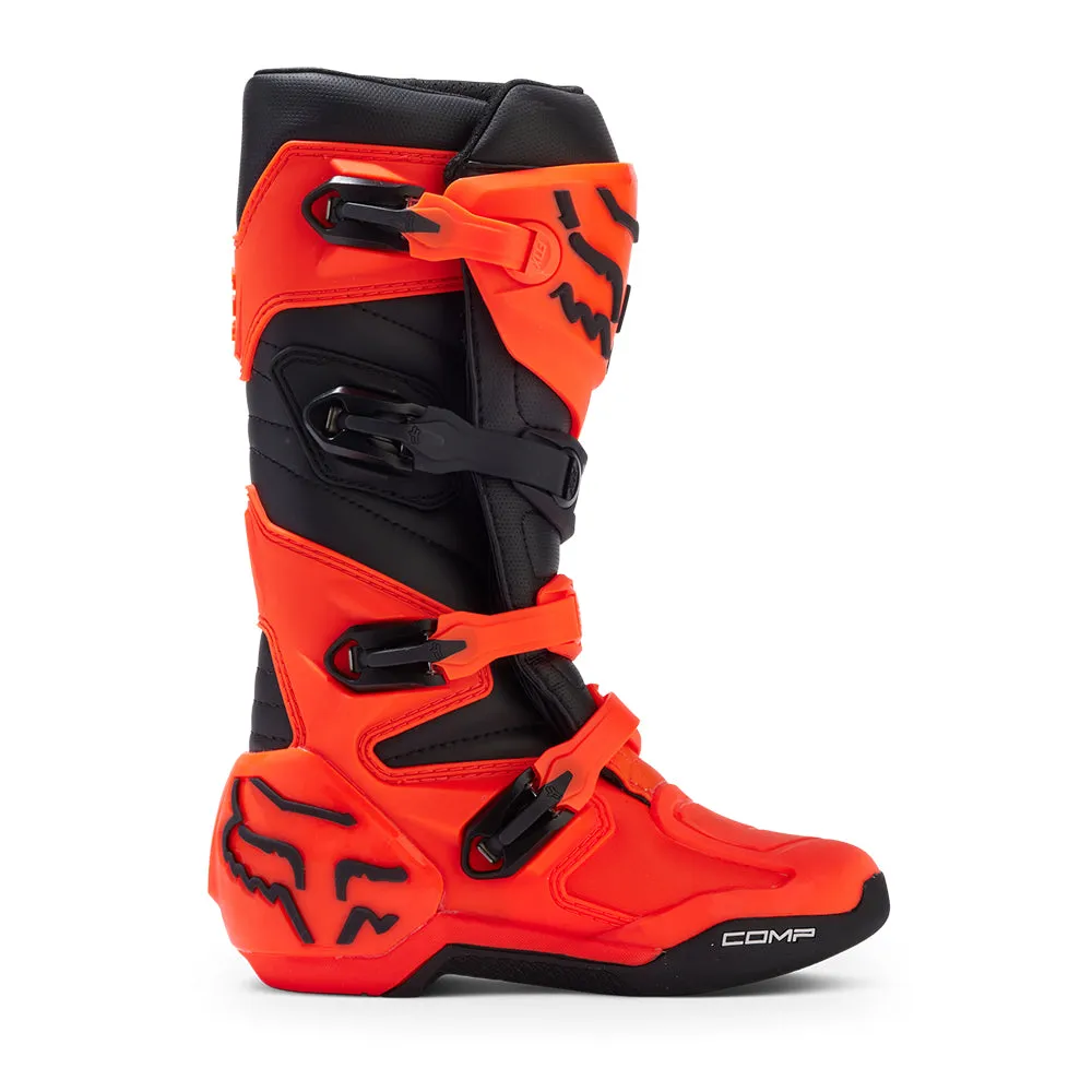 FOX YOUTH COMP BOOTS [FLO ORANGE]
